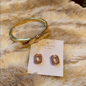 Matching gold Kate Spade Set!